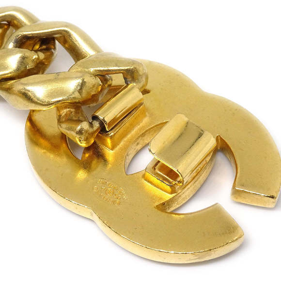 CHANEL 1995 Crystal & Gold CC Chain Belt 95P 78749 - Picture 3 of 4